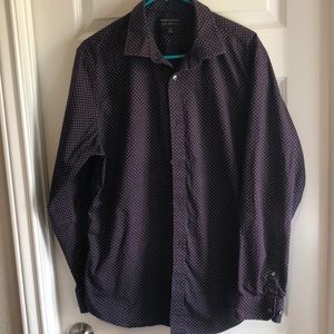 Banana Republic Mens Tailored Slim Fit Dress Shirt